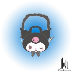 D-CUT SHOULDER POUCH: KUROMI